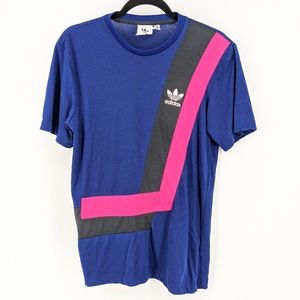Adidas BR8 Short Sleeve T-Shirt Pink/Purple Small